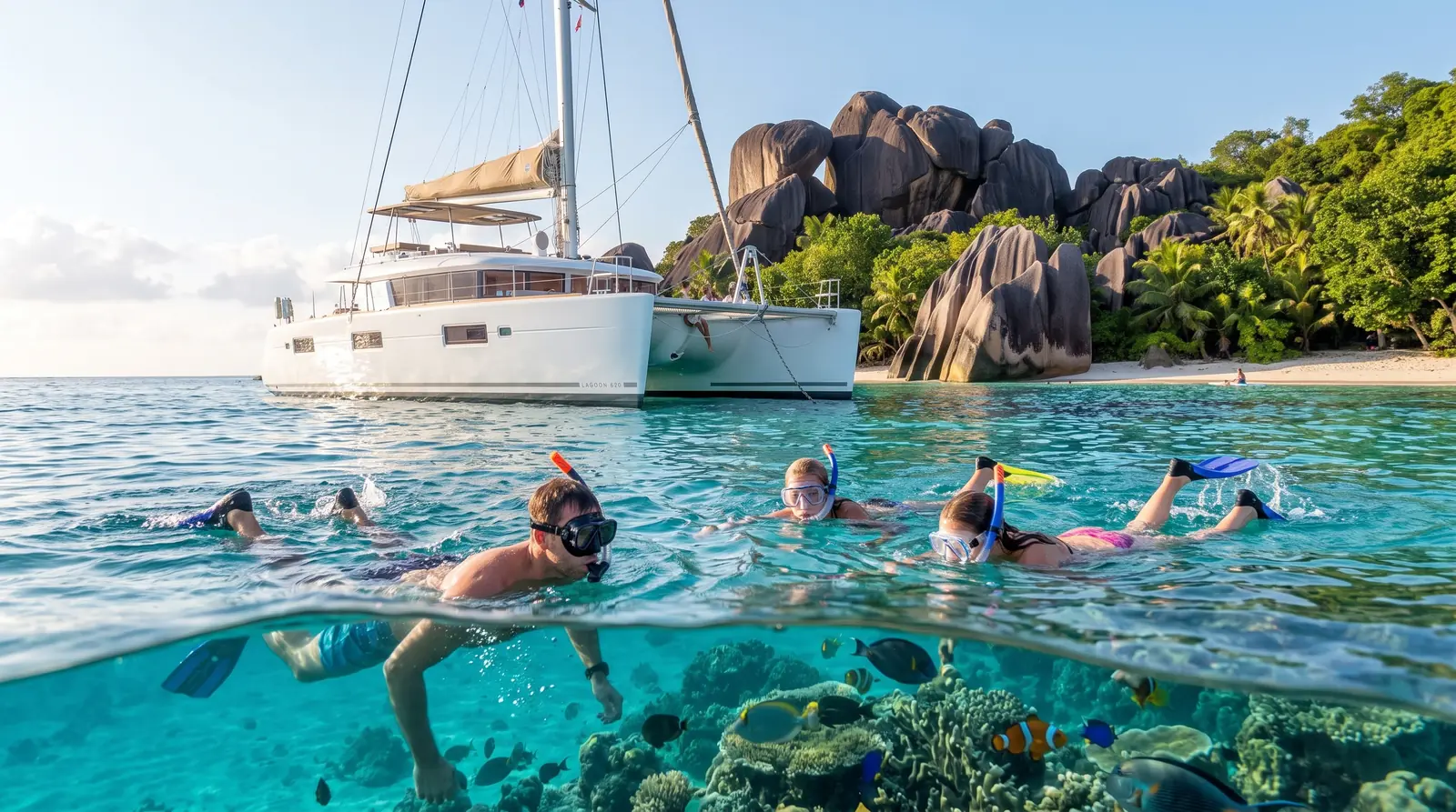 Snorkel junto al arrecife